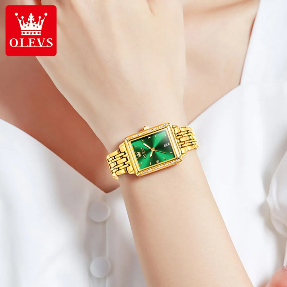 OLEVS 9995 Elegant Quartz Ladi - Luxury Watch Lady ulasan dan harga
