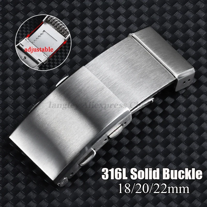 18/20/22mm 316L Solid Stainles - Luxury Watch Repair ulasan dan harga