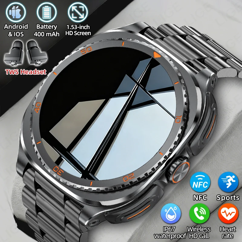 New 2026 TWS 2-in-1 Wireless H - Luxury Watch Hd ulasan dan harga
