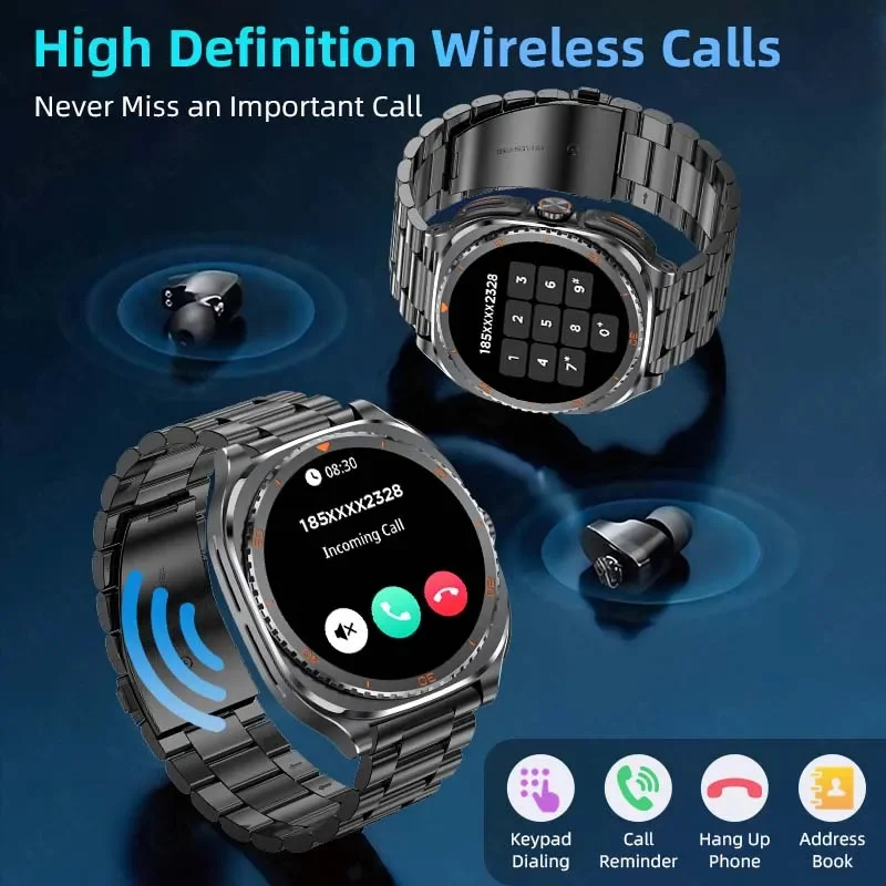 New 2026 TWS 2-in-1 Wireless H - Luxury Watch Hd ulasan dan harga