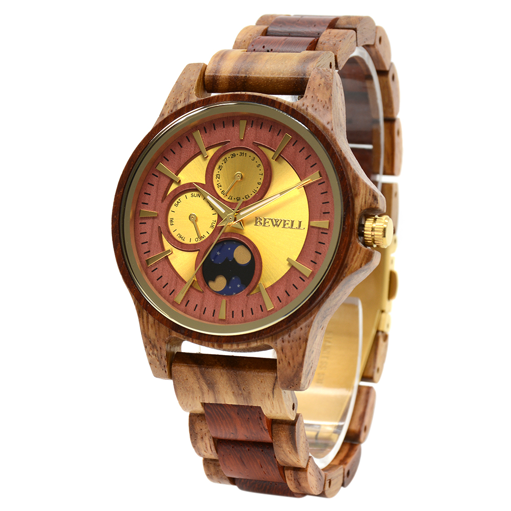 Wooden Watch for Men Husband C - Luxury Watch Engraving ulasan dan harga