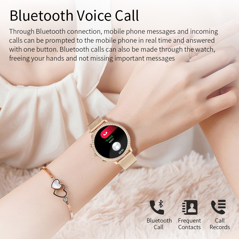 LIGE Fashion Women Diamond Wat - Luxury Watch Hd ulasan dan harga