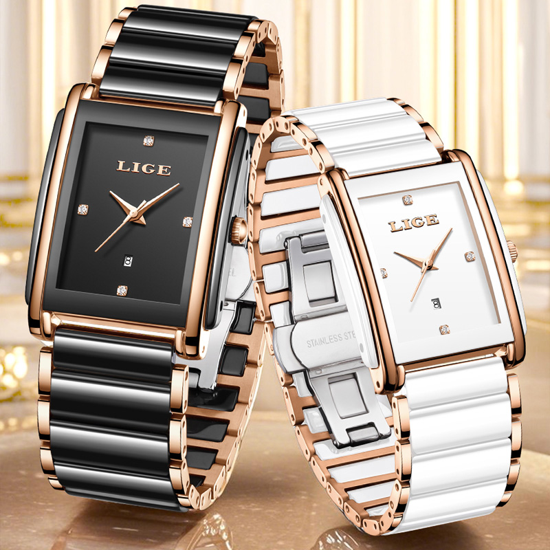 LIGE Fashion Elegant Women's W - Luxury Watch Organizer ulasan dan harga