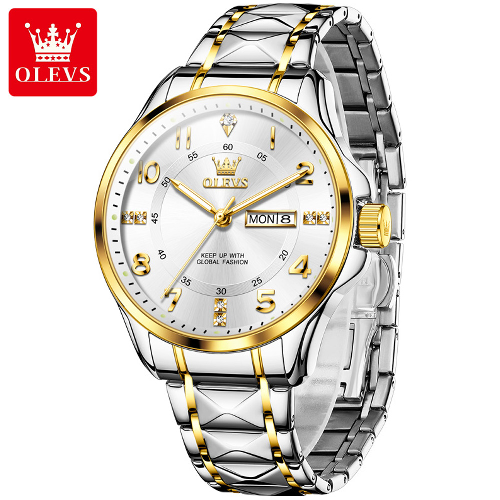 OLEVS Brand original wristwatc - Luxury Watch With Arabic Numerals ulasan dan harga
