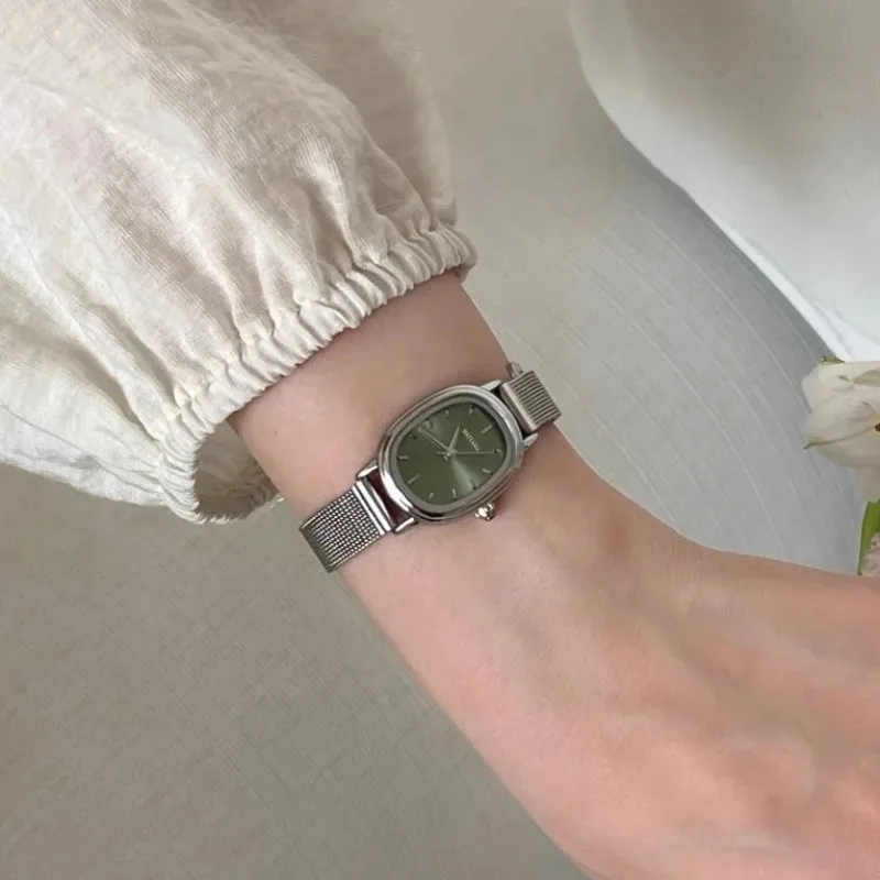 Small Oval Dial Green Watch Si - Luxury Watch Lady ulasan dan harga