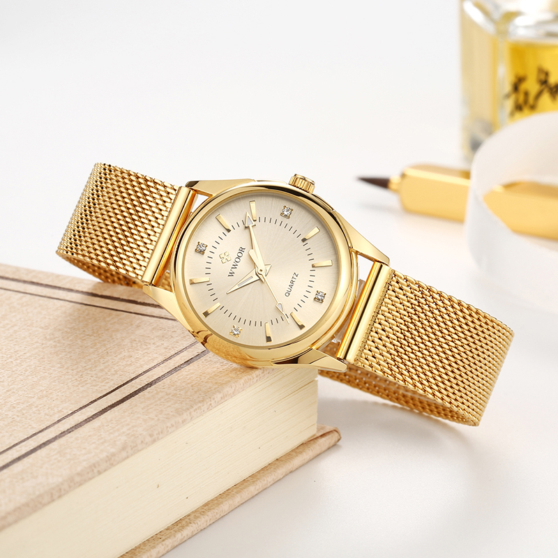 WWOOR Luxury Brand Dress Gold  - Luxury Watch Brand For Women ulasan dan harga