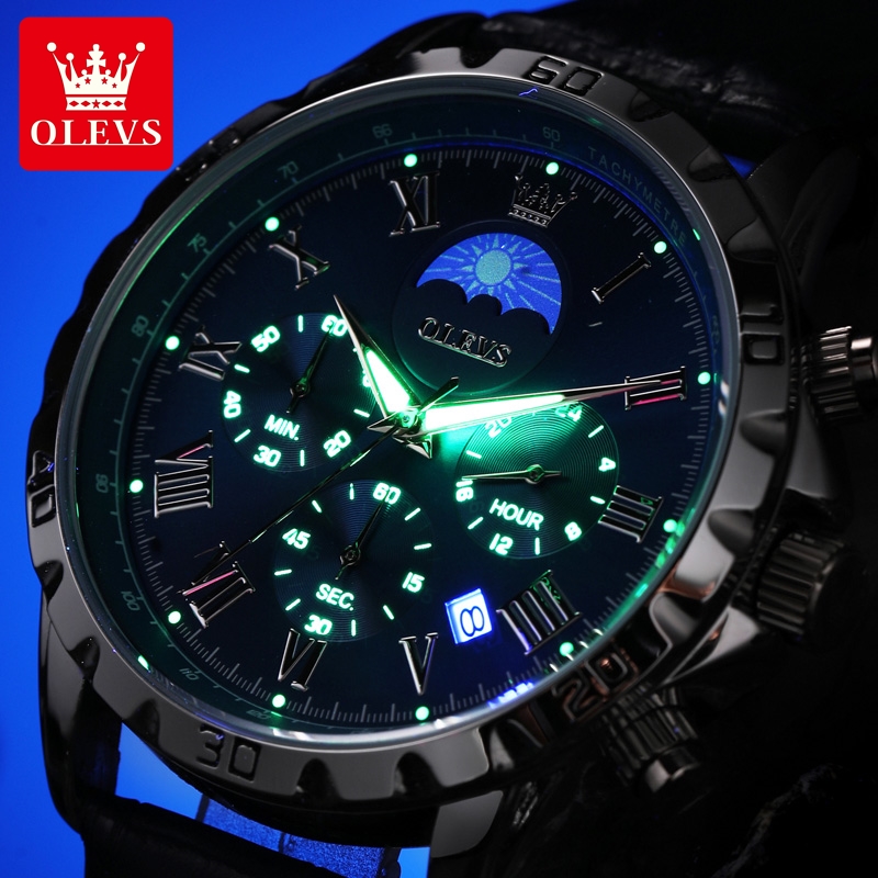OLEVS 2950 Men Watch Fashion R - Luxury Watch Zone ulasan dan harga