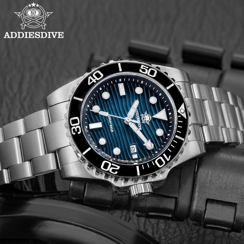 ADDIESDIVE Men's 2115 Quartz W - Luxury Watch Dial ulasan dan harga