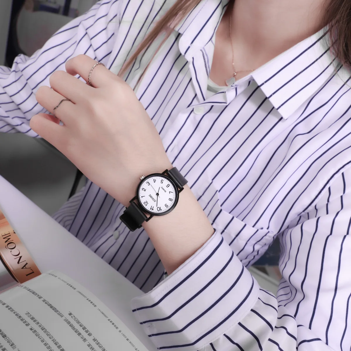Simple Black Watch Quartz Watc - Luxury Watch For Sale ulasan dan harga