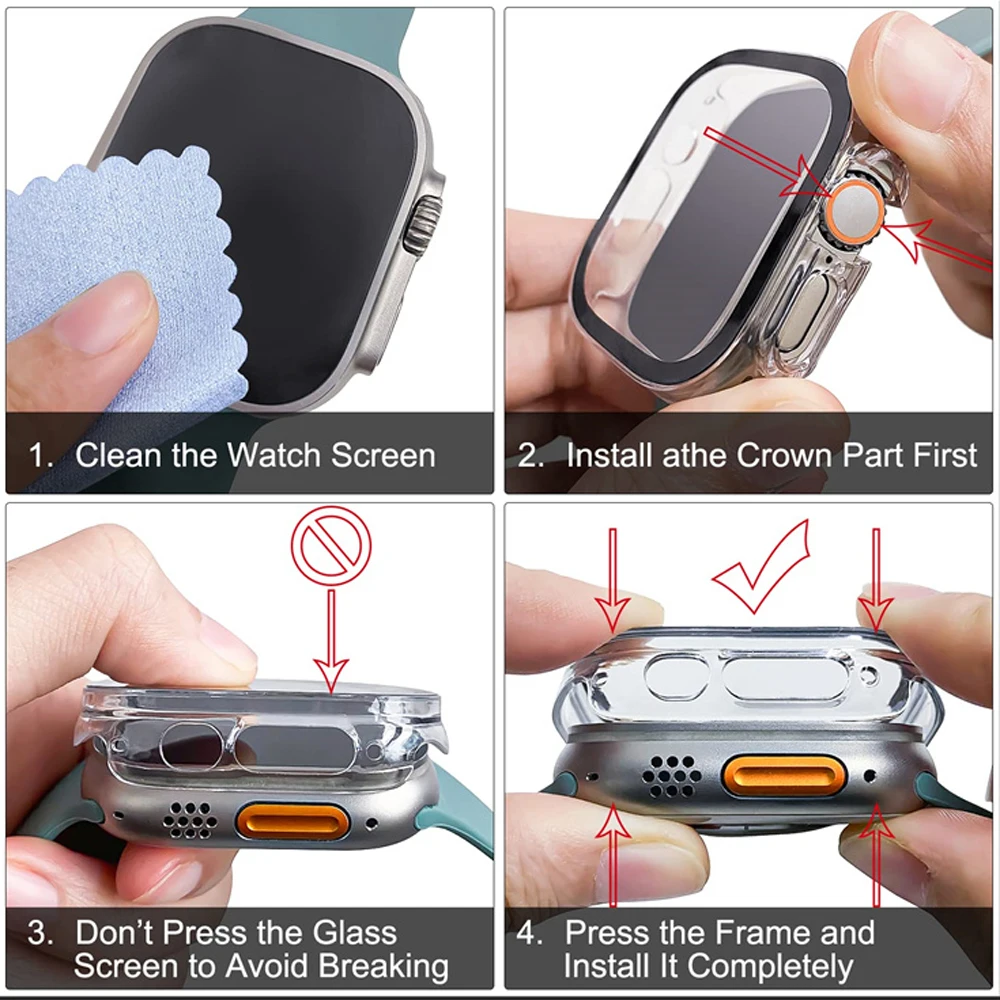 Glass+case For Apple Watch Ult - Luxury Watch Organizer ulasan dan harga