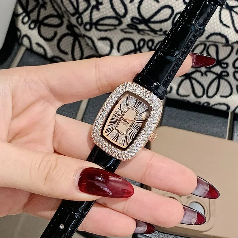 Trendy and fashionable women's - Luxury Watch Leather Strap ulasan dan harga