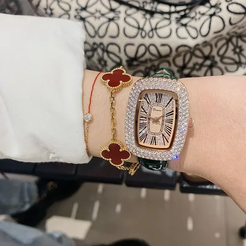 Trendy and fashionable women's - Luxury Watch Leather Strap ulasan dan harga